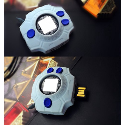 數碼寶貝 數碼暴龍 Digimon 神聖計畫 USB 隨身碟 U盤 32GB 壓克力 徽章 吊飾 鑰匙圈