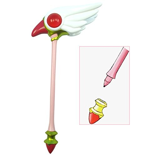 庫洛魔法使 庫洛卡牌篇 封印之杖 一番賞 C賞 鳥頭杖 小可 小櫻 木之本櫻 原子筆 庫洛筆 封印之杖筆 造型筆 盒玩-細節圖2