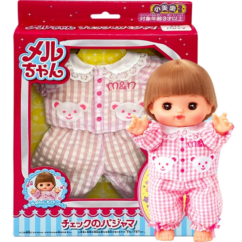 funbox 玩具 小美樂娃娃 配件 小美樂衣服 小美樂 娃衣 小熊睡衣 30CM公分 六分娃 巨嬰 娃娃 雨娃 JP娃