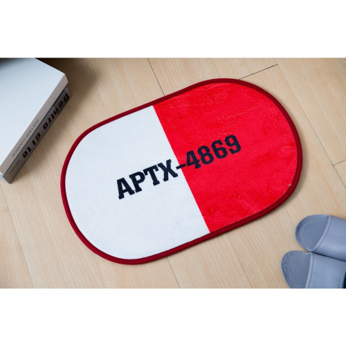 曼迪 名偵探柯南 造型地墊 APTX-4869 縮小膠囊 縮小藥 變小藥地墊 地毯