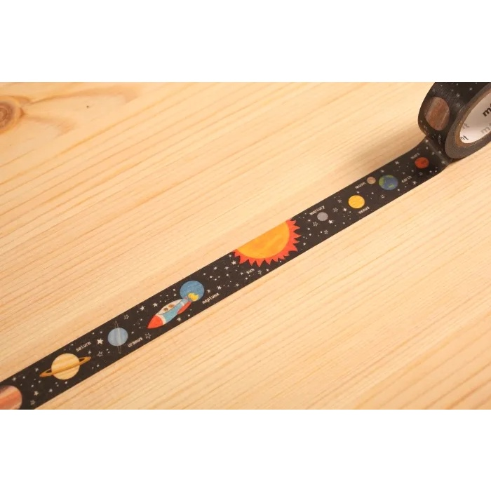 日本mt和紙膠帶 2014秋冬 mt for kids系列 和紙膠帶 紙膠帶 我的小行星 惑星 手帳 記事 紙膠帶-細節圖9