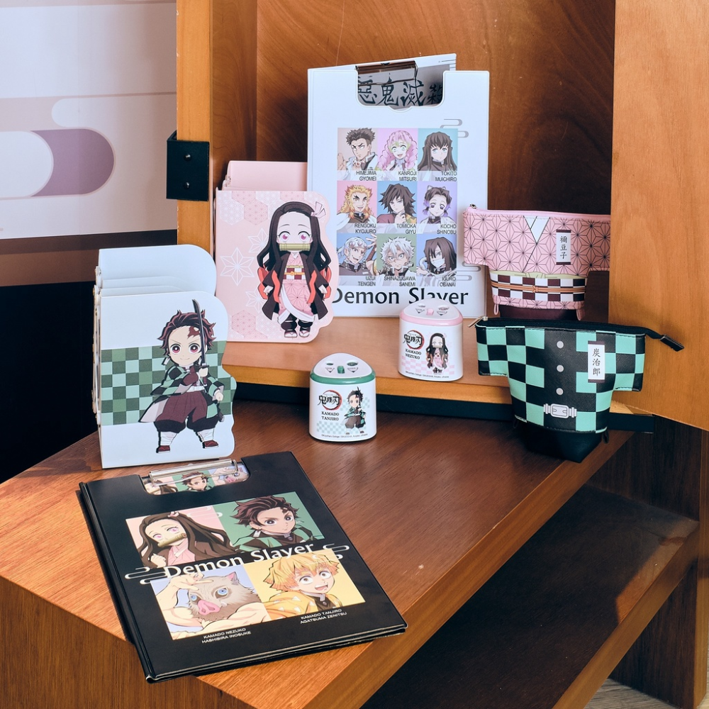 7-11 鬼滅之刃  7-ELEVEN 炭治郎 限量站立筆袋 筆袋 站立筆袋 九柱 A4 資料夾 MUSE 木棉花-細節圖3