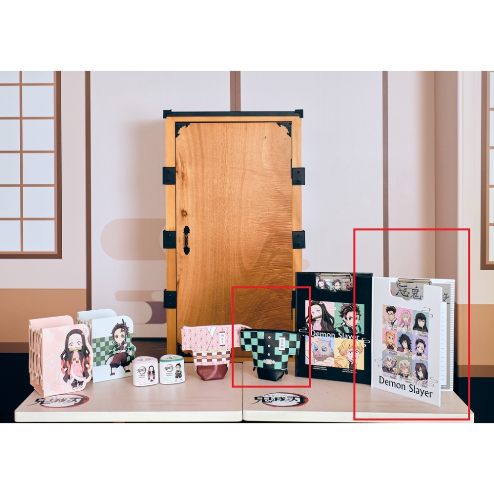 7-11 鬼滅之刃  7-ELEVEN 炭治郎 限量站立筆袋 筆袋 站立筆袋 九柱 A4 資料夾 MUSE 木棉花-細節圖5