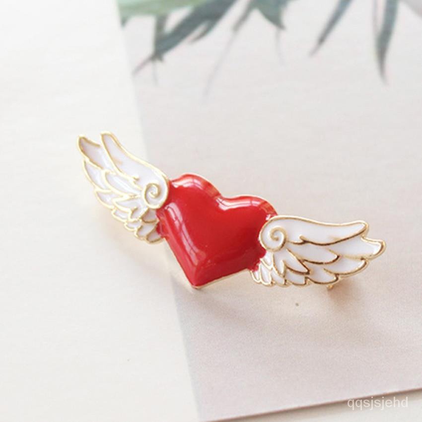 庫洛魔法使 木之本櫻 小櫻 日韓 軟妹 少女系列 紅心 愛心 心ハート翅膀  金屬滴油合金 別針 胸針 劍 徽章-細節圖4