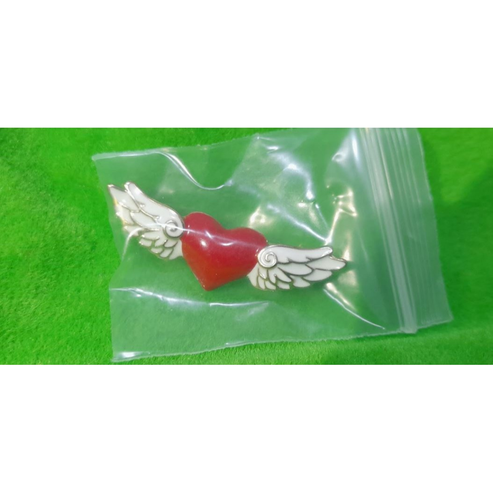 庫洛魔法使 木之本櫻 小櫻 日韓 軟妹 少女系列 紅心 愛心 心ハート翅膀  金屬滴油合金 別針 胸針 劍 徽章-細節圖9