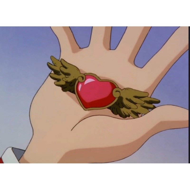 庫洛魔法使 木之本櫻 小櫻 日韓 軟妹 少女系列 紅心 愛心 心ハート翅膀  金屬滴油合金 別針 胸針 劍 徽章-細節圖10