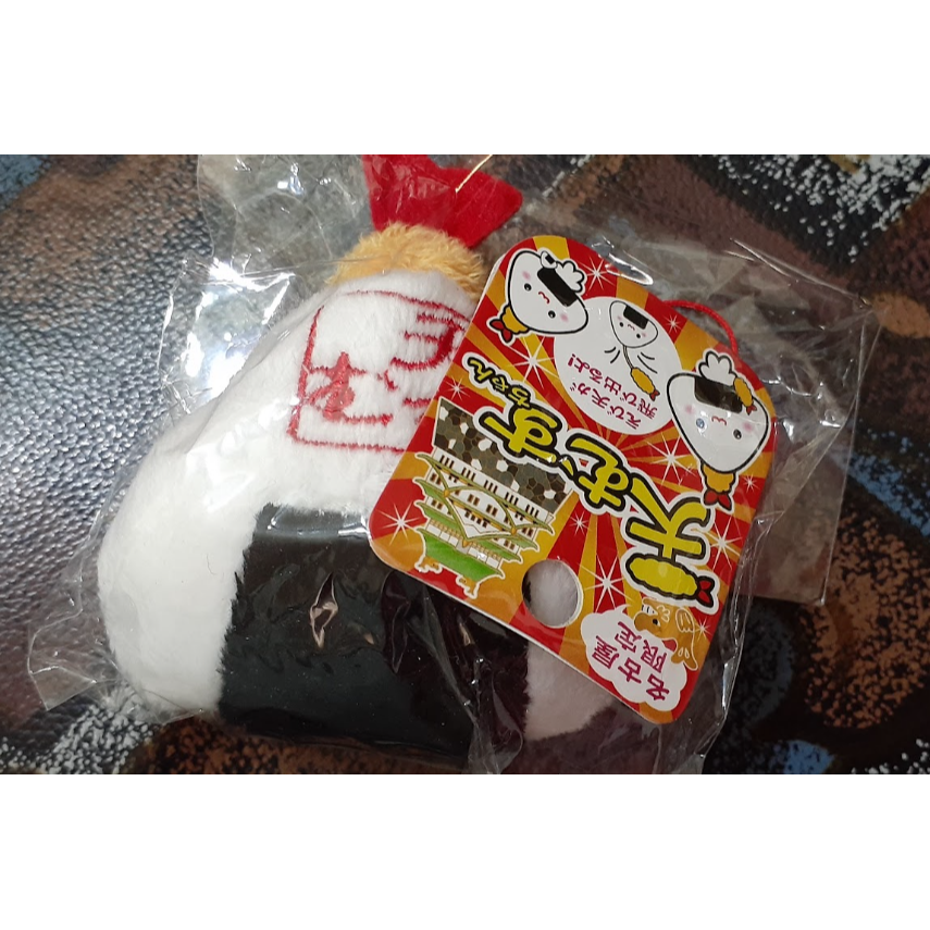 日本帶回 名古屋限定 紀念品 吊飾 炸蝦 飯糰 飯團 天むすちゃんストラップ  呉竹商事株式会社 名古屋市-細節圖8