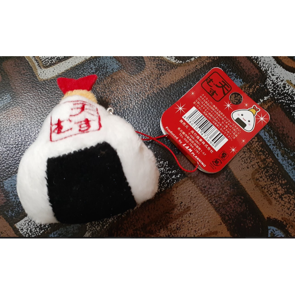 日本帶回 名古屋限定 紀念品 吊飾 炸蝦 飯糰 飯團 天むすちゃんストラップ  呉竹商事株式会社 名古屋市-細節圖10