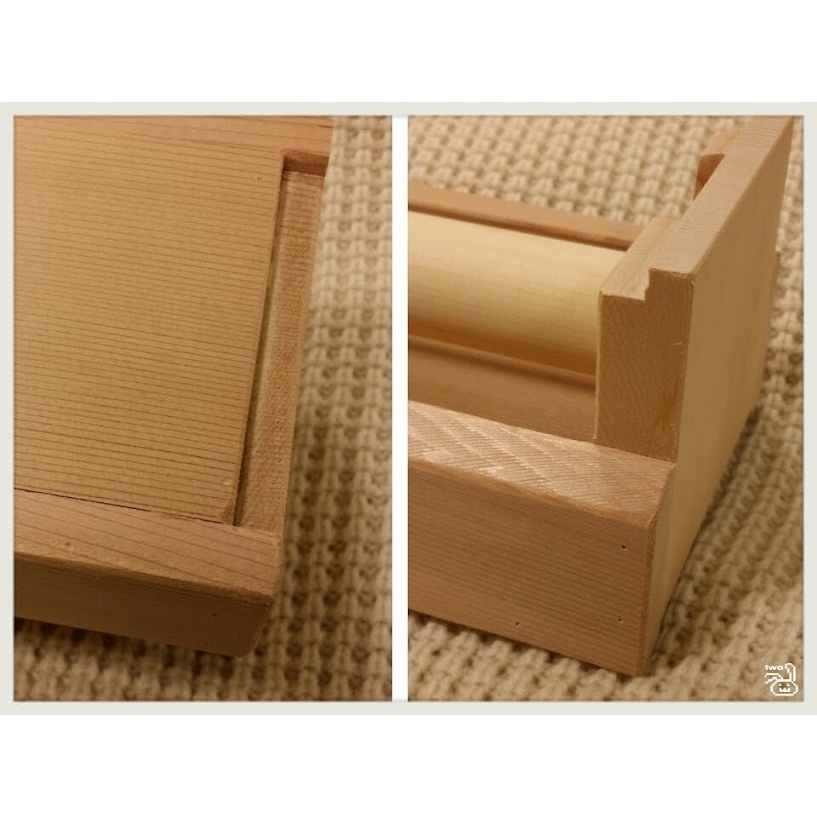 Happy Wood 木樂館 美國側柏 阿拉斯加扁柏 文創商品 原木 木質 紙膠帶 收納架 收納盒 紙膠帶櫃 組合 手帳-細節圖6