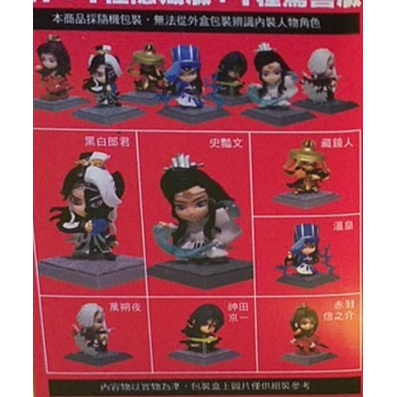 金光布袋戲 全家 金光決戰魂 Q版公仔 第一代 神田京一 史豔文-細節圖2