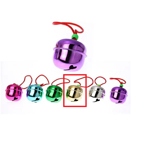 力大 NO. 03111 彩色 金色 特大鈴鐺 附繩 cos cosplay 哆啦a夢鈴鐺 聖誕樹美工裝飾手創 湊免運-細節圖2