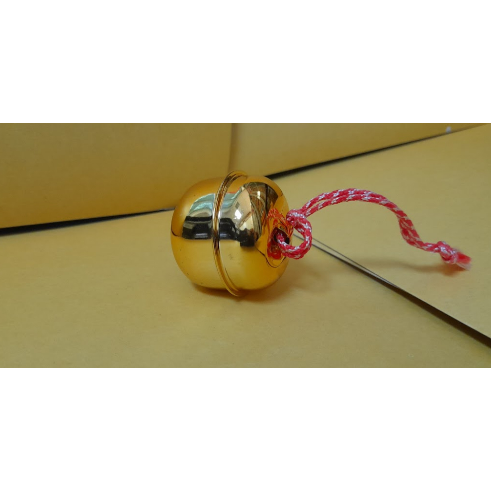 力大 NO. 03111 彩色 金色 特大鈴鐺 附繩 cos cosplay 哆啦a夢鈴鐺 聖誕樹美工裝飾手創 湊免運-細節圖3