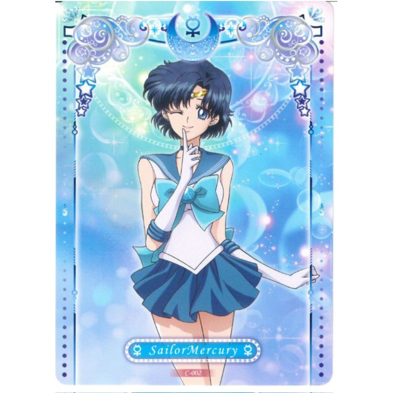 美少女戰士Crystal 幻之水晶卡 25週年紀念 美戰 正版 卡片卡牌 精美C卡 卡樂購 內太陽系戰士-細節圖2