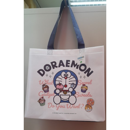7-11 7-ELEVEN購物節 哆啦A夢 甜點款 環保袋 限量卡通明星美味派對系列不織布環保袋購物袋提袋-細節圖3