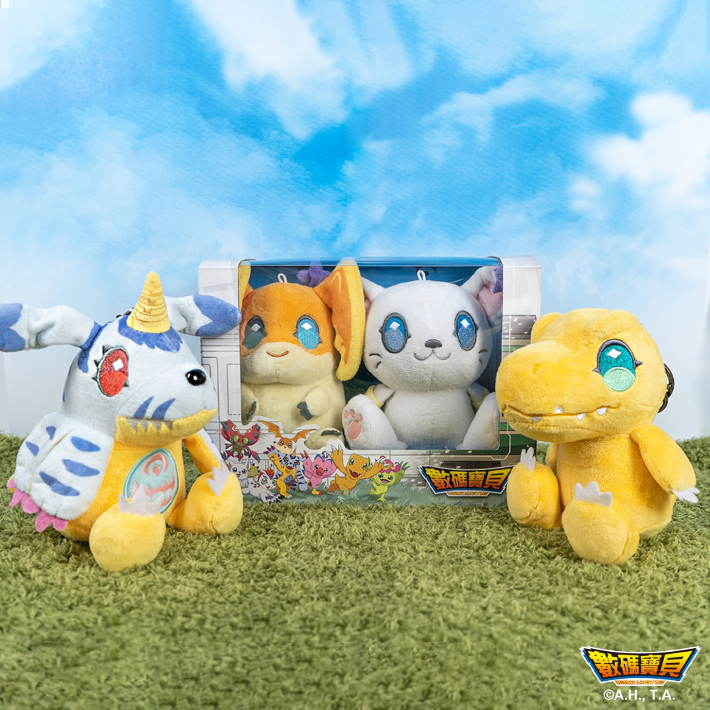 數碼寶貝大冒險01 絨毛玩偶組 7-11 巴達獸 迪路獸 Digimon デジモン 娃娃 吊飾 台灣東映動畫 樂玩多-細節圖5