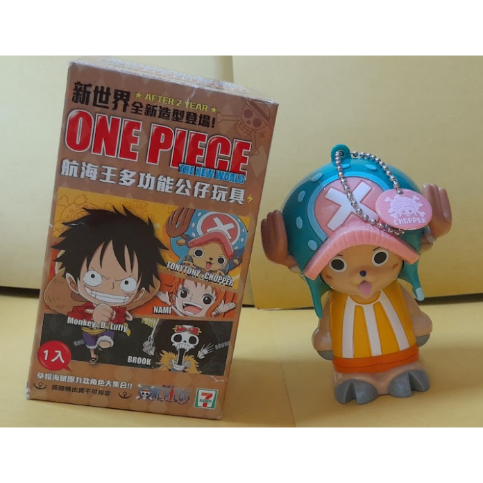 7-11 海賊王 航海王 one piece new world 新世界 多功能公仔 海賊王 充電器炫光公仔 喬巴-細節圖2