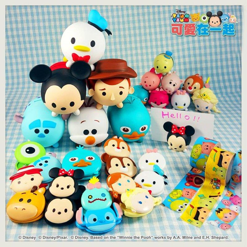 全家DISNEY PIXAR迪士尼TSUMTSUM 造型存錢筒疊疊磁鐵公仔可愛在一起磁鐵 玩具總動員胡迪小美人魚米奇米妮-細節圖5