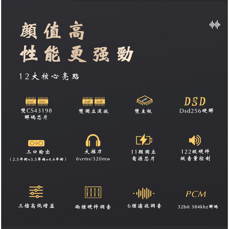 KUANG PAI 狂派 Plus4旗艦隨身USB 隨身耳擴 小尾巴 DAC 入門旗艦 大推力 調音好聽 耳擴-細節圖2