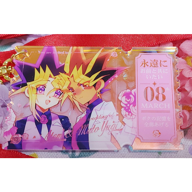 遊戲王怪獸之決鬥 YGO 同人 闇表 武藤遊戲 AIBO 闇遊戲 亞圖姆 王樣 W遊戲 星型壓克力吊飾-細節圖2