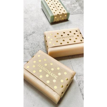 皂條_波點皂條（燙金、白墨）-細節圖3