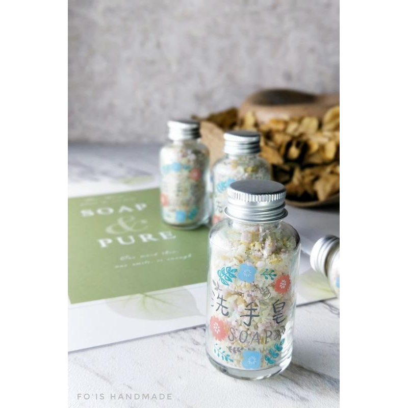 可愛中文洗手皂貼紙_透明白墨-細節圖2