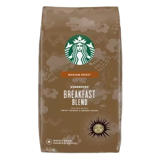 特價 1.13Kg Starbucks 星巴克 早餐綜合咖啡豆 美國 星巴克咖啡豆 (1.13公斤)