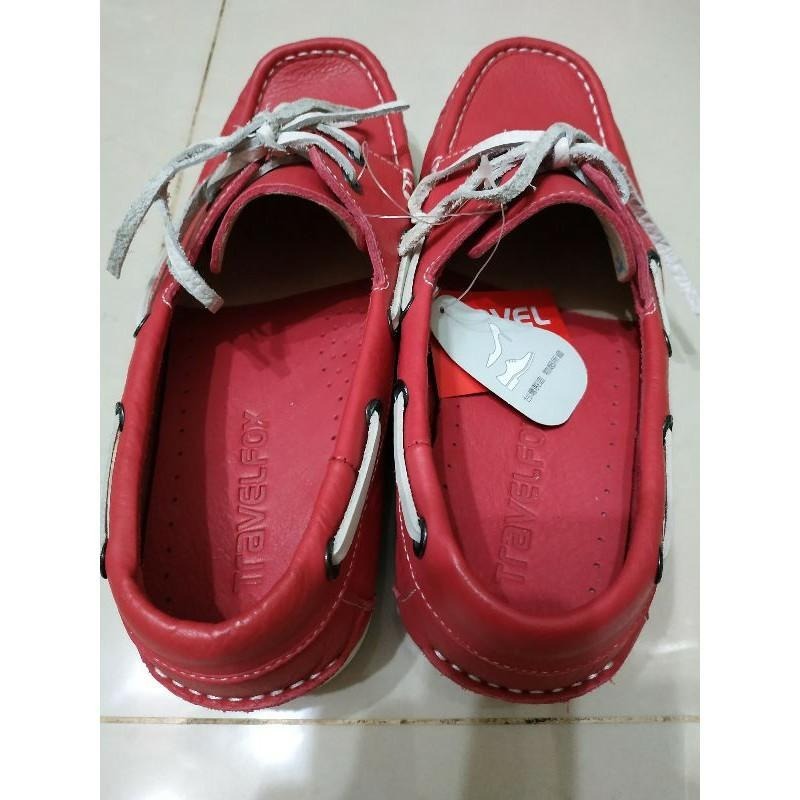 全新 Travel Fox 旅狐 全牛皮帆船鞋 911127 歐44 歐43 男鞋 真皮橡膠底 休閒皮鞋 台灣製 展示鞋-細節圖4
