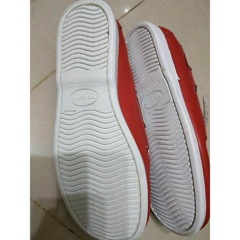 全新 Travel Fox 旅狐 全牛皮帆船鞋 911127 歐44 歐43 男鞋 真皮橡膠底 休閒皮鞋 台灣製 展示鞋-細節圖5