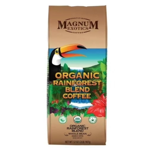 特價 2磅 / 907g MAGNUM 有機雨林綜合咖啡豆 有機阿拉比卡咖啡豆 有機咖啡豆 好市多 熱帶雨林有機咖啡豆