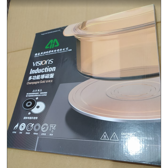 全新 康寧 VISIONS 多功能導磁盤 解凍板 均溫板 保溫板 隔熱板 導熱板 24cm 急速解凍盤 退冰板 均熱盤-細節圖2