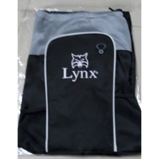 全新 Lynx 後背包 束口包  輕量束口背包 後背包 運動包 迷你登山包 游泳 束口袋 鞋袋 有耳機孔和2邊側袋設計-細節圖3