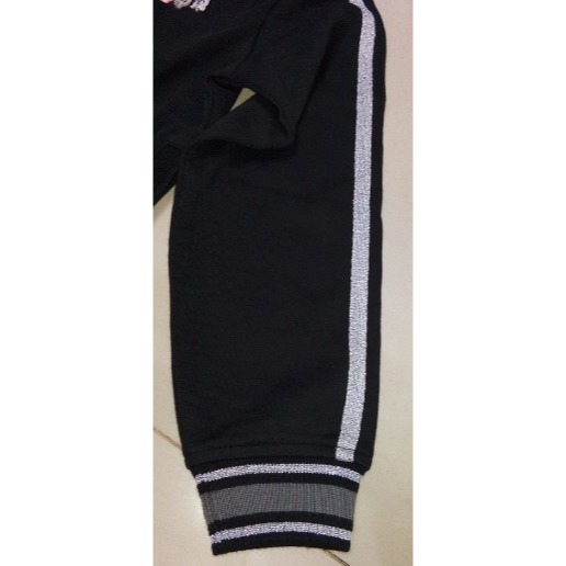 全新 HANG TEN 6-7歲 女童 薄 長袖連帽外套 黑色 純棉 全棉 100%棉 薄外套 童外套 全新 質感好 長-細節圖3