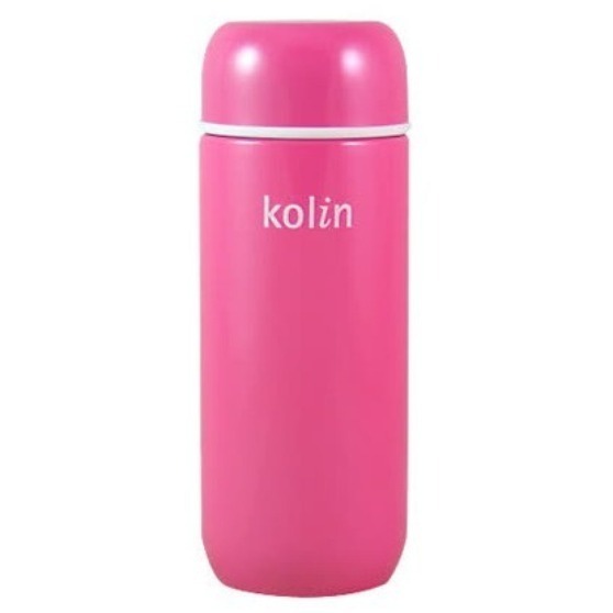 全新 Kolin 歌林 200ml 304 不鏽鋼 真空 保溫瓶 保溫杯 KPJ-JB201 隨身瓶 水瓶 粉紅色 杯身-細節圖4