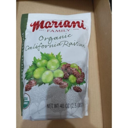 特價 1.13Kg 美國有機葡萄乾 1.13 公斤 Mariani Organic Raisins 天然果乾 有機綠葡萄