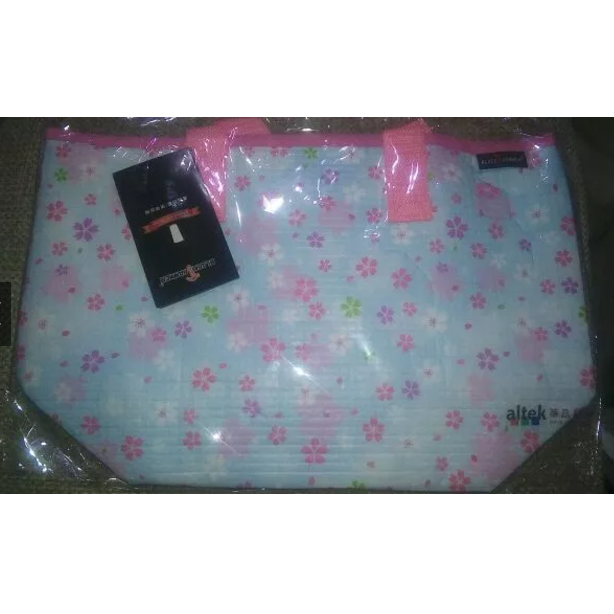 全新 義大利BLACK HAMMER 櫻花野餐袋 櫻花野餐保溫袋 保冷袋 野餐提袋 鋁箔保溫袋 餐袋 市價$180-細節圖6