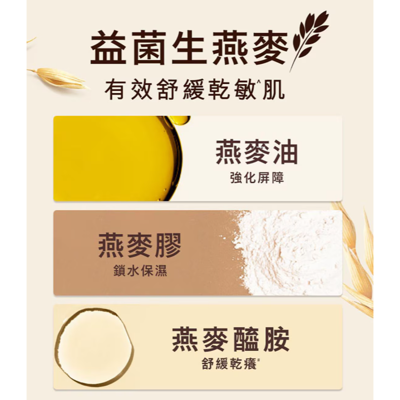 特價 312公克 Ｘ 2入 艾惟諾 燕麥高效舒緩潤膚霜 Aveeno 益菌生燕麥 乳木果 低敏溫和 敏感肌適用  含益菌-細節圖4