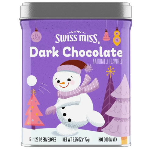 特價 Swiss Miss 香醇可可粉禮盒四入組 節慶限定版 牛奶巧克力 棉花糖  薄荷 黑巧克力 牛奶可可粉 巧克力粉-細節圖4