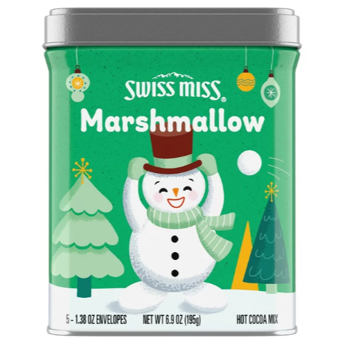 特價 Swiss Miss 香醇可可粉禮盒四入組 節慶限定版 牛奶巧克力 棉花糖  薄荷 黑巧克力 牛奶可可粉 巧克力粉-細節圖6