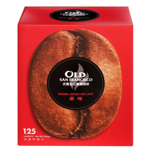 特價 2.5kg 125包 老舊金山拿鐵咖啡原味 原味拿鐵三合一 20公克X125包 3合1 即溶咖啡 咖啡拿鐵-細節圖2