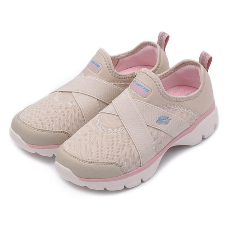 全新 LOTTO 樂活健走鞋 (24.5cm EU39 US7.5)  燕麥 LT4AWX5681 女鞋 專利健走大底-細節圖2