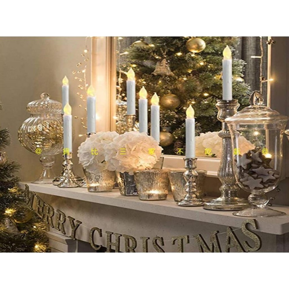 @貨比三家不吃虧@LED遙控蠟燭燈 遙控燈 誕節 遙控蠟燭燈 創意 裝飾蠟燭 氛圍燈 魔杖控制 小夜燈 假蠟燭 儀式感-細節圖3