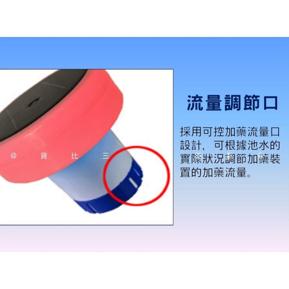 @貨比三家不吃虧@太陽能泳池浮水投藥盒 投藥浮桶 投藥 泳池消毒自動投藥器 漂浮 泳池潔凈片 浮水設計 RGB燈-細節圖2