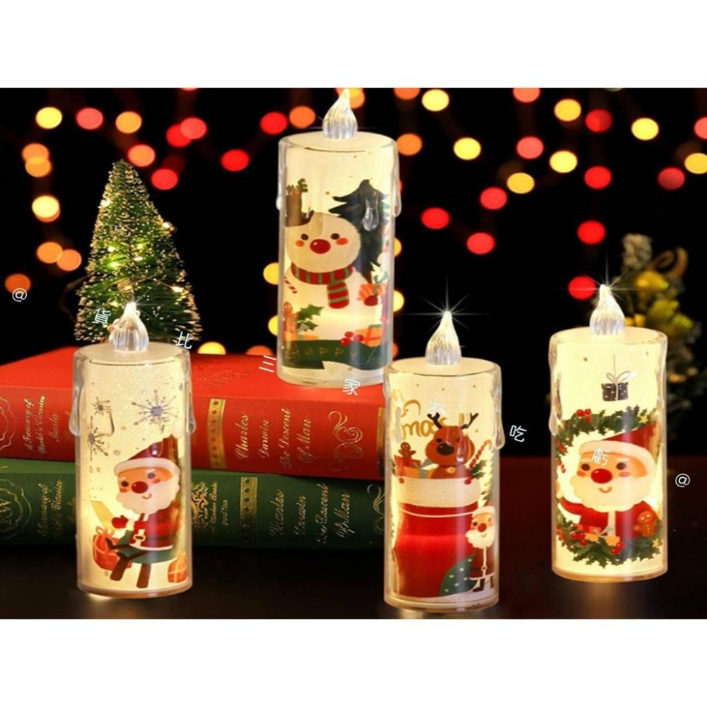 @貨比三家不吃虧@LED聖誕水晶蠟燭燈 LED水晶蠟燭 浪漫燈 派對 電子蠟燭 LED淚滴蠟燭 假蠟燭 擺件 壓克力-細節圖2