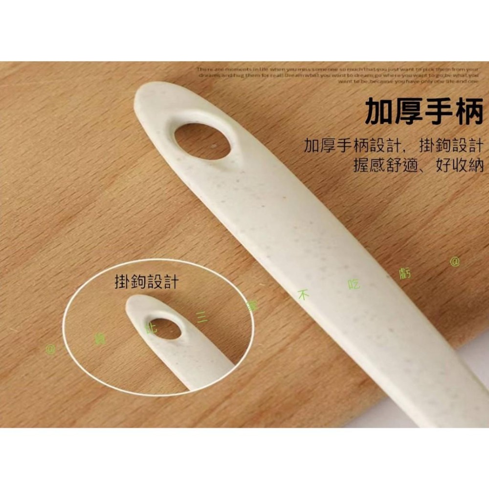 @貨比三家不吃虧@長柄火鍋湯勺 小麥秸稈長柄塑料湯勺 公勺 小麥秸稈湯匙 便攜餐具 環保 耐熱湯匙 防燙 餐勺 拉麵-細節圖3