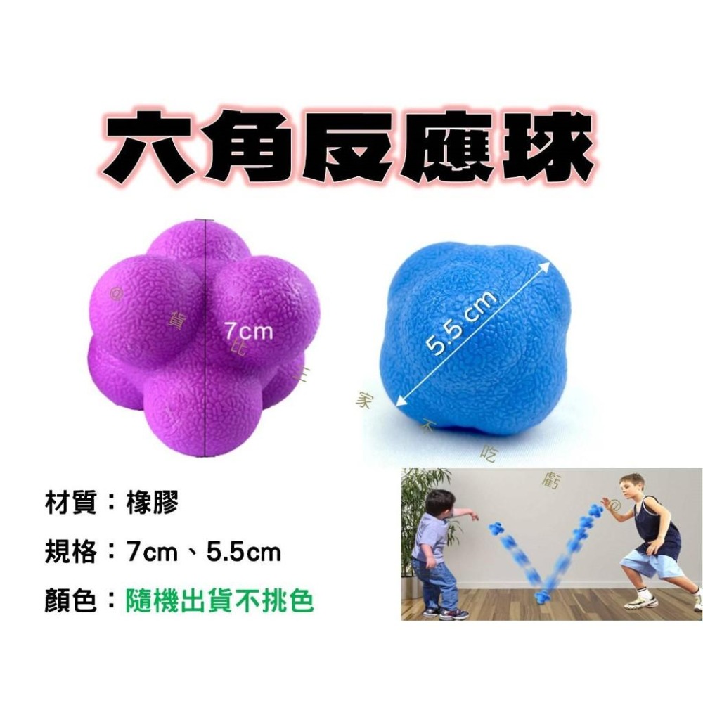 @貨比三家不吃虧@六角反應球 六角球 敏捷訓練 專注力訓練 運動員訓練 親子互動 握力訓練 速度球 跳跳球 逗貓球-細節圖9
