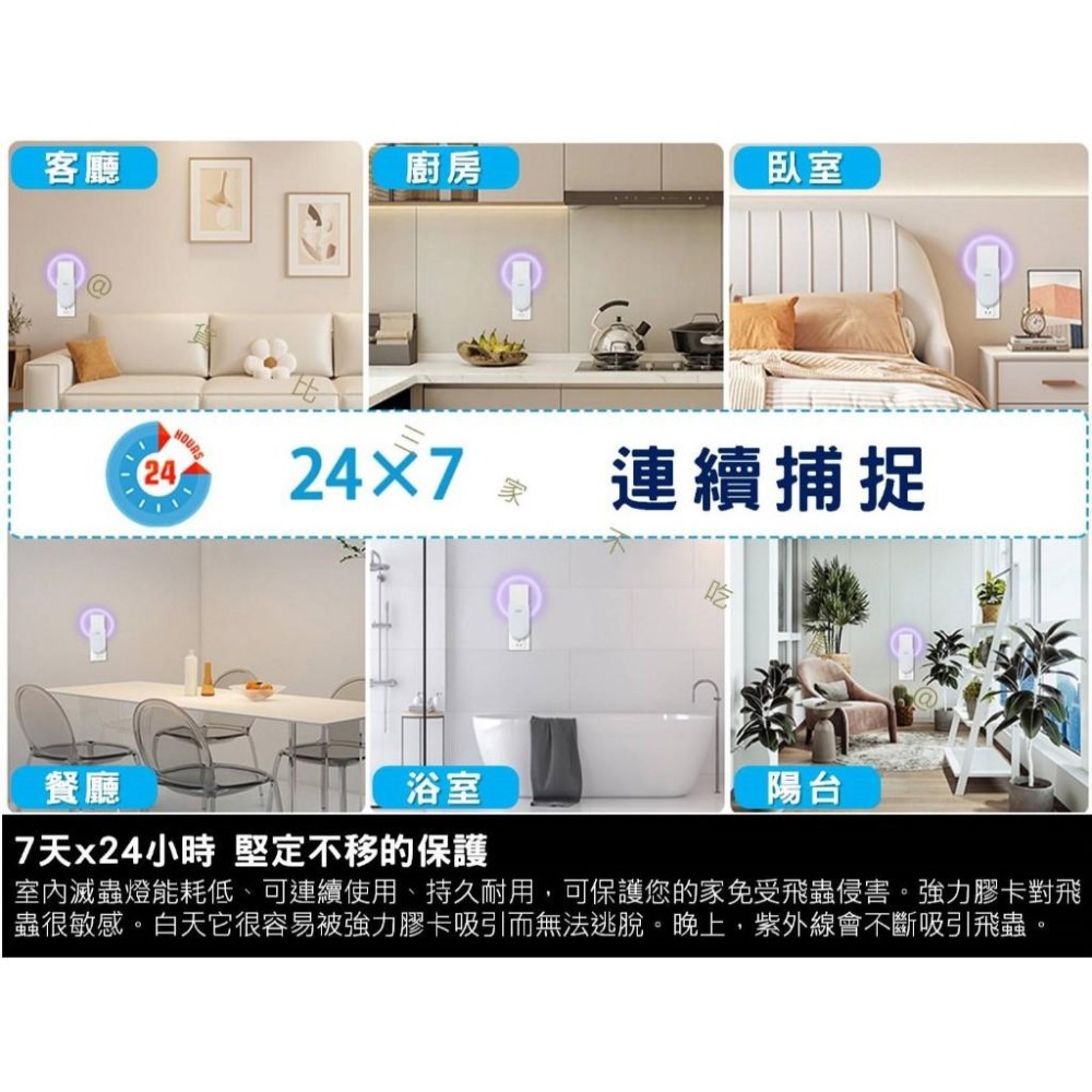 @貨比三家不吃虧@飛蟲陷阱家 粘捕式滅蚊燈 滅蠅燈 蒼蠅 物理滅蚊 UV燈 蚊子剋星 小夜燈 居家用 抓蚊 除果蠅-細節圖4