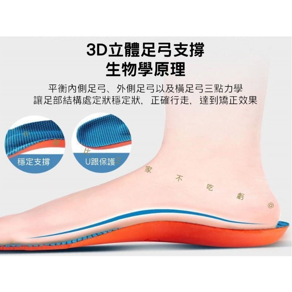 @貨比三家不吃虧@運動減震鞋墊 矽膠鞋墊 鞋底 增高墊 踩屎感 後跟鞋墊 透氣吸汗 後腳跟 不累腳 氣墊鞋墊 爆米花鞋墊-細節圖3