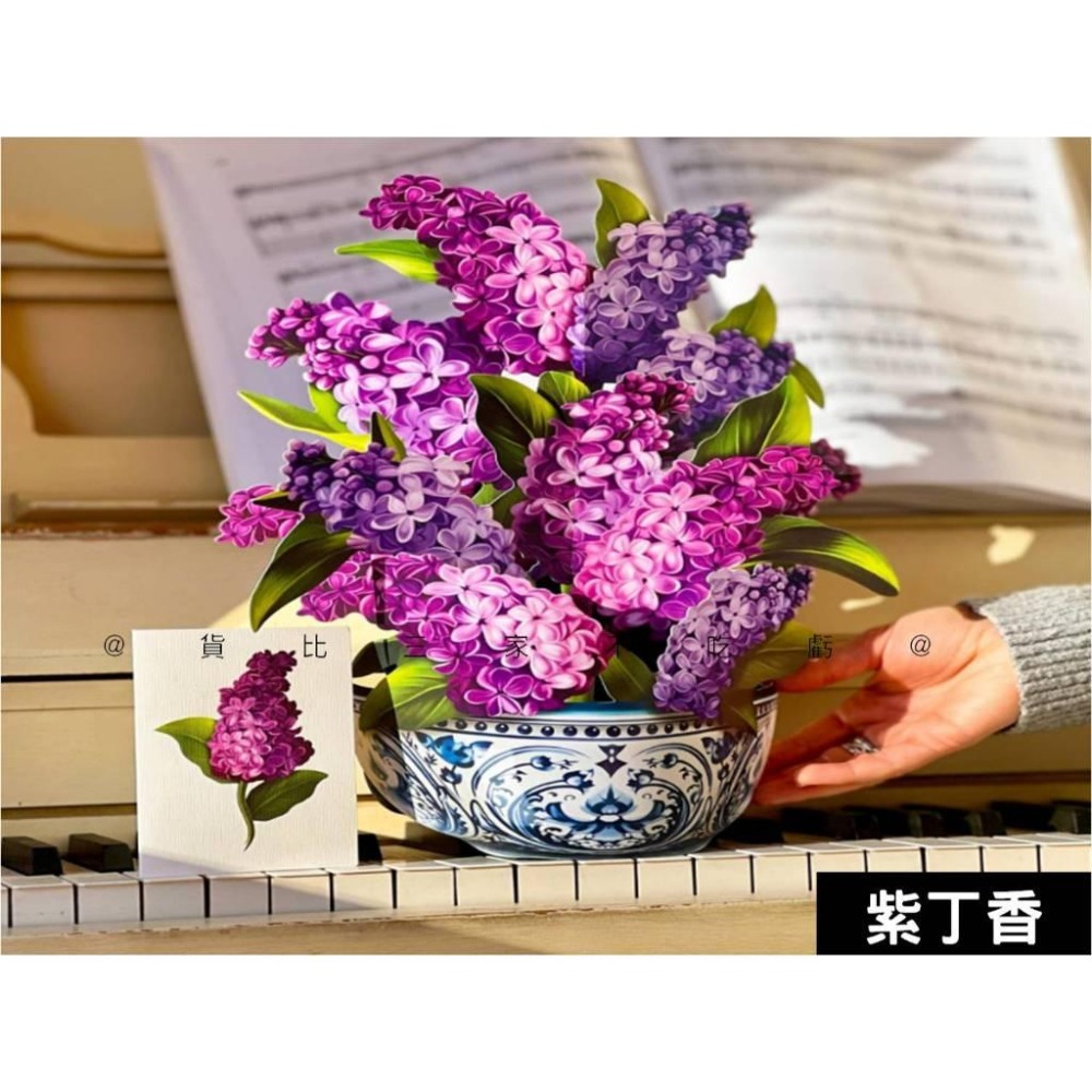 @貨比三家不吃虧@立體花束卡片 立體賀卡 送禮必備 教師節 畢業花束 紙雕卡片 摺疊卡 祝賀卡 居家擺飾 花束 乾燥花-細節圖4