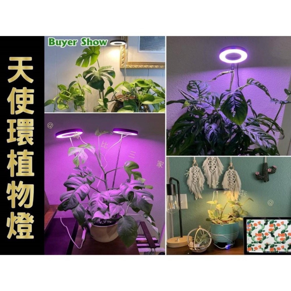 @貨比三家不吃虧@天使環植物燈 LED植物燈 生長燈 盆栽燈 伸縮款植物燈 水草燈 花盆 植物補光燈 植物燈管 觀葉植物-細節圖8