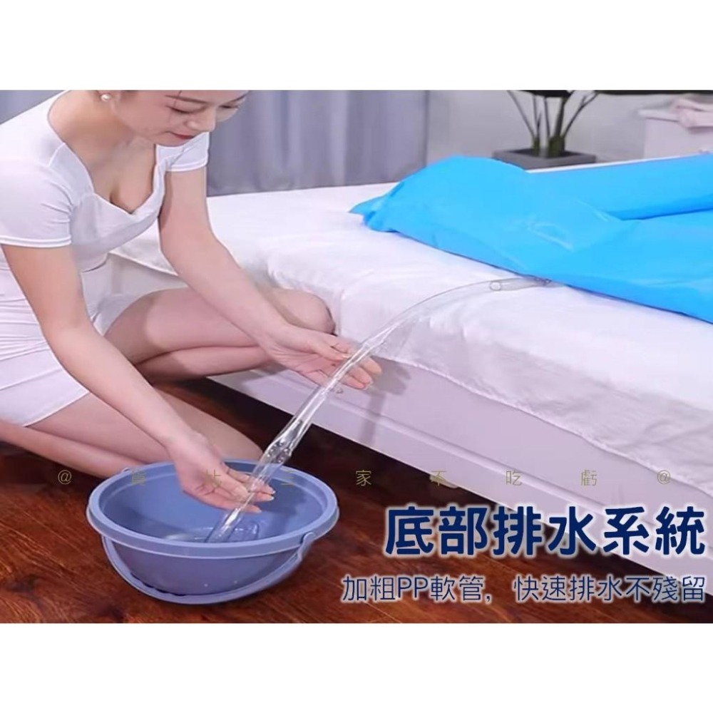 @貨比三家不吃虧@充氣洗澡床 老年泡澡池 臥牀病人專用 病人 理洗浴洗澡 殘疾人 單層 免移位 養老院 臥床洗澡床-細節圖3